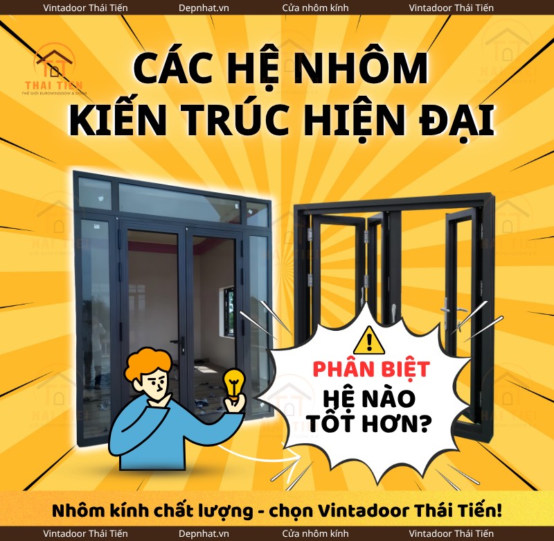 TỔNG HỢP VÀ PHÂN LOẠI CÁC HỆ NHÔM KIẾN TRÚC HIỆN ĐẠI 2026